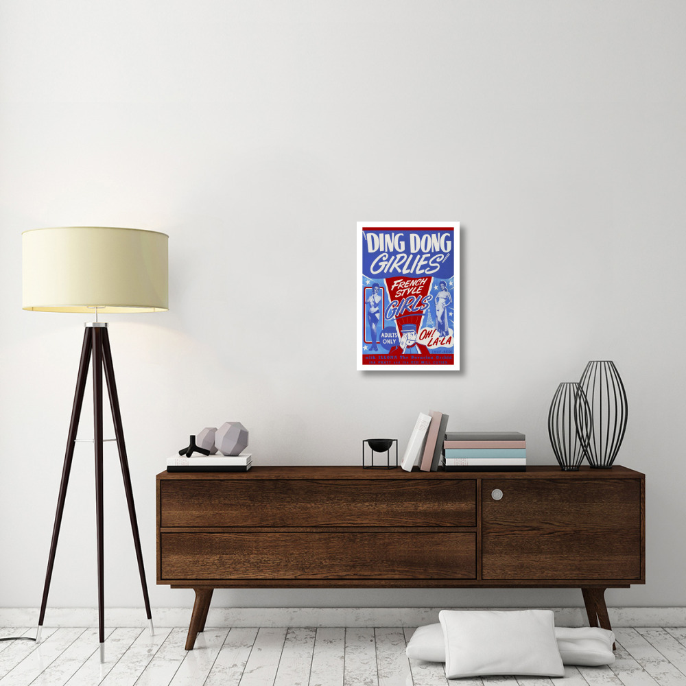 Vintage Vices Ding Dong Girlies-Paper Art-18&quotx26"