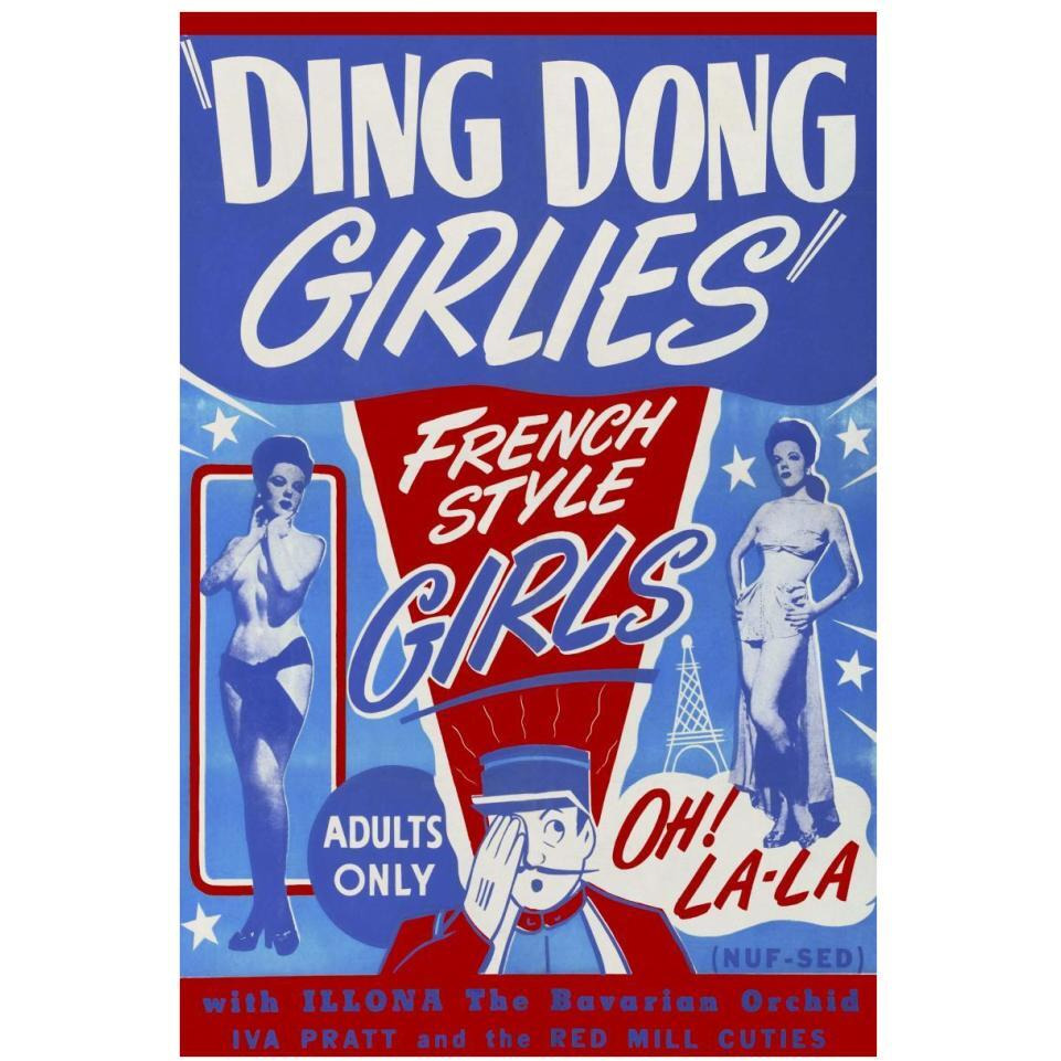 Vintage Vices Ding Dong Girlies-Paper Art-26&quotx38"
