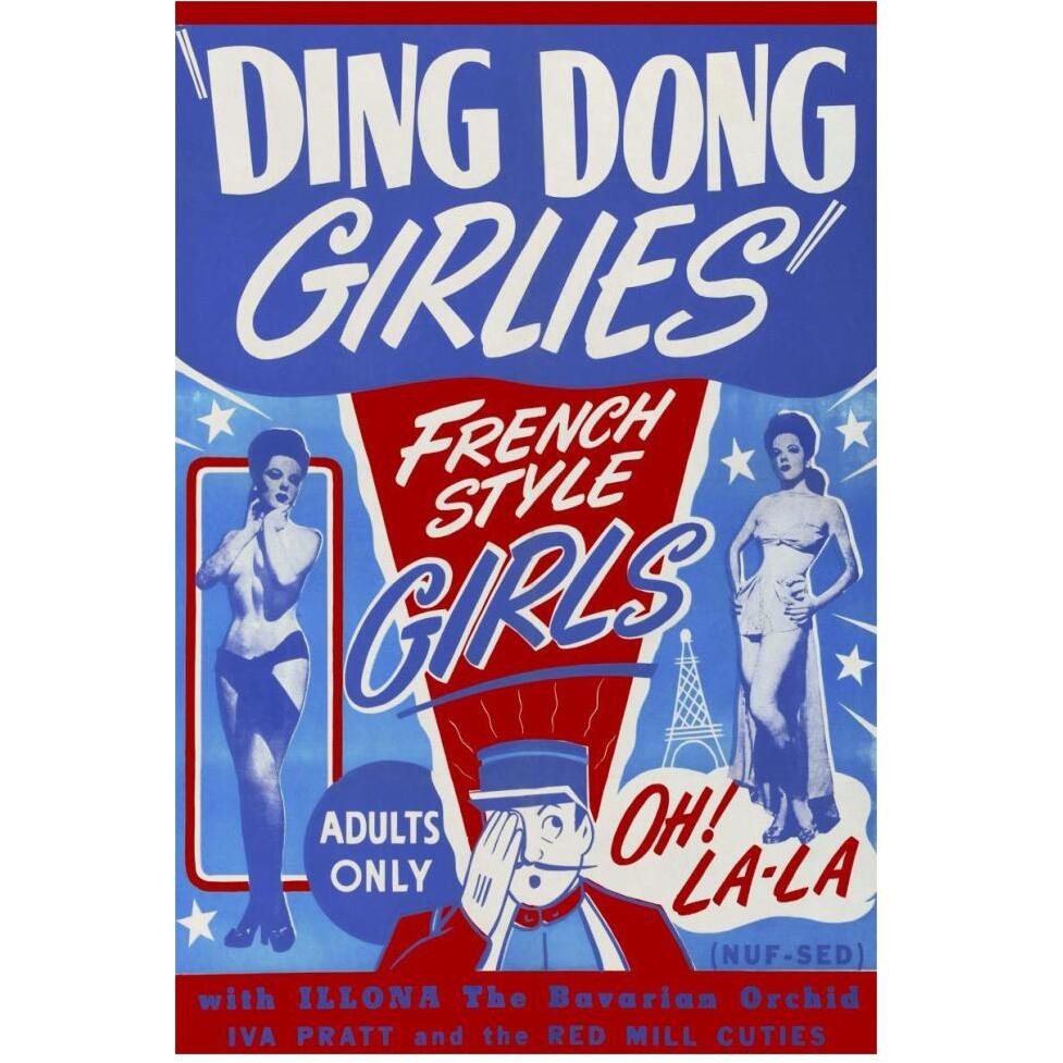 Vintage Vices Ding Dong Girlies-Paper Art-42&quotx62"