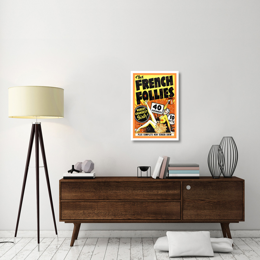 Vintage Vices French Follies-Paper Art-22&quotx32"