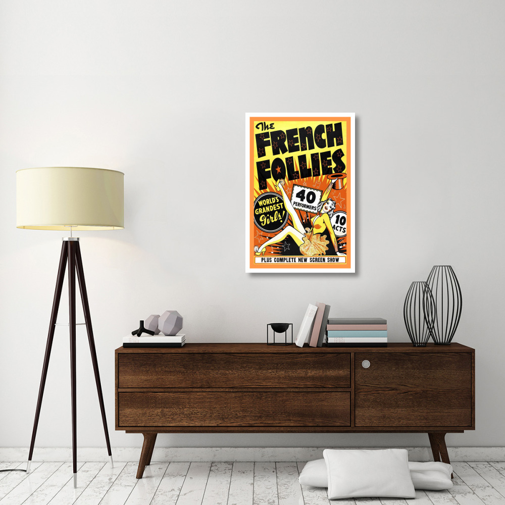 Vintage Vices French Follies-Paper Art-26&quotx38"