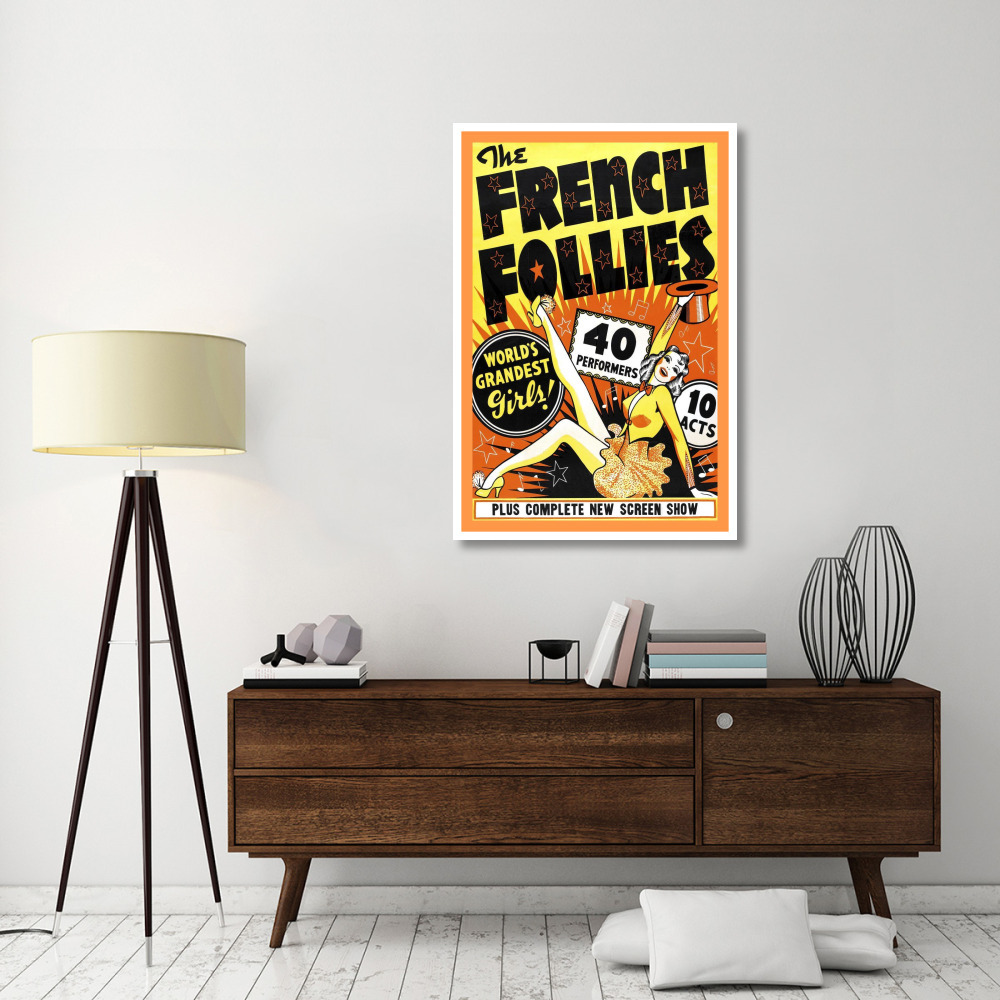 Vintage Vices French Follies-Paper Art-34&quotx50"