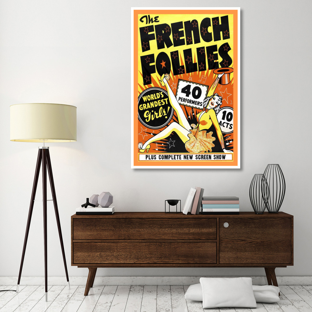 Vintage Vices French Follies-Paper Art-42&quotx62"