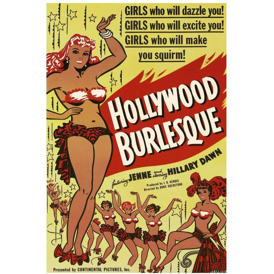 Vintage Vices Hollywood Burlesque-Paper Art-26&quotx38"