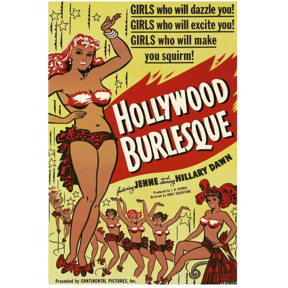 Vintage Vices Hollywood Burlesque-Paper Art-34&quotx50"