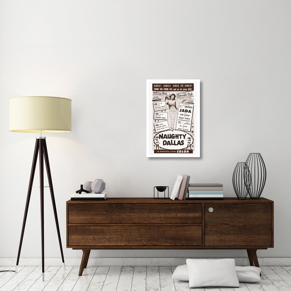 Vintage Vices Naughty Dallas-Paper Art-22&quotx32"