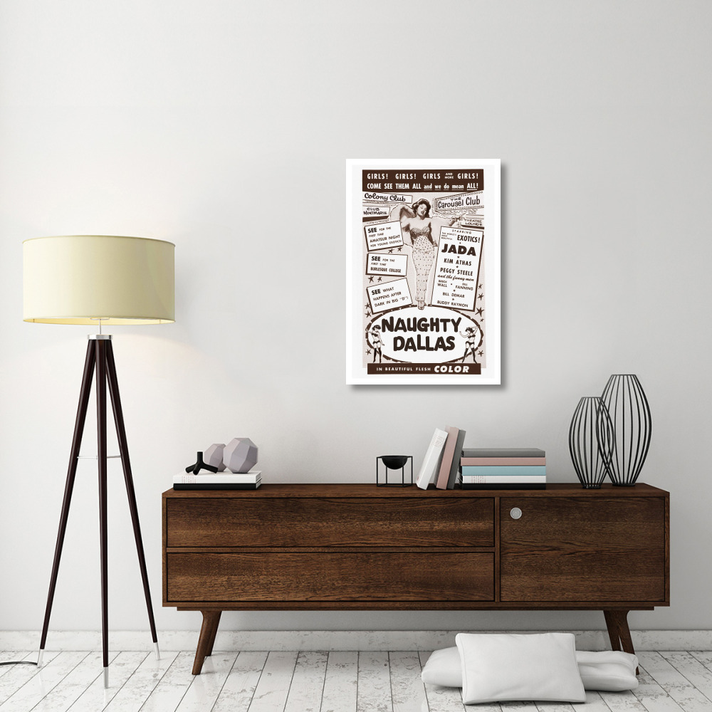 Vintage Vices Naughty Dallas-Paper Art-26&quotx38"