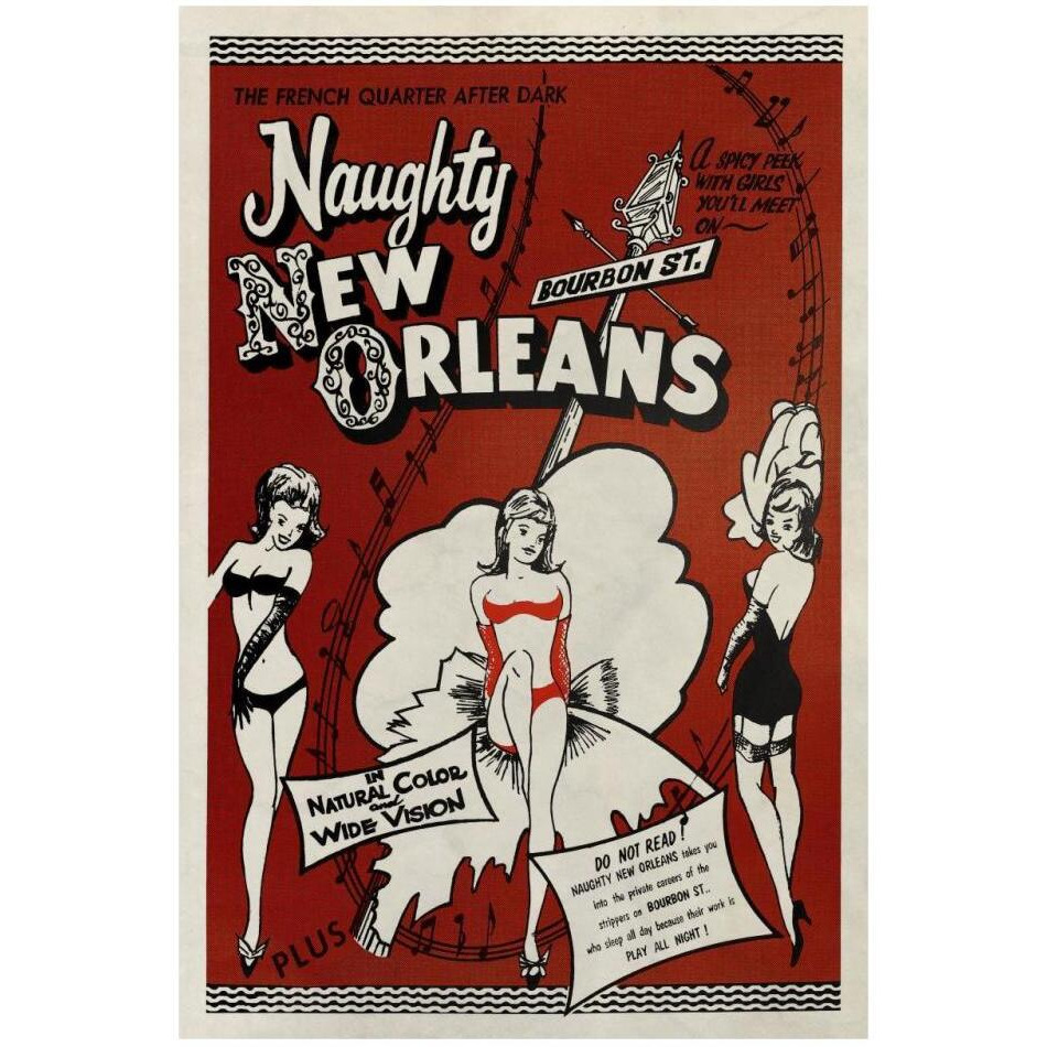 Vintage Vices Naughty New Orleans-Paper Art-22&quotx32"