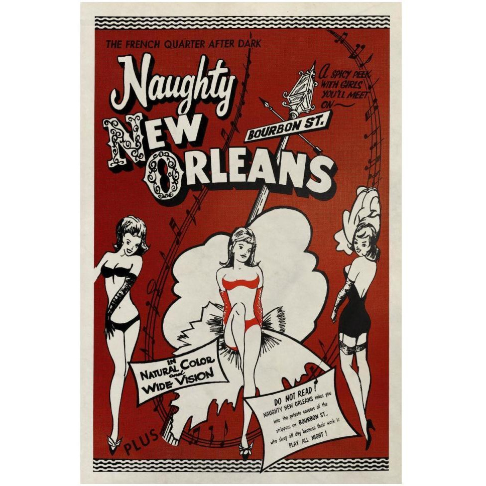 Vintage Vices Naughty New Orleans-Paper Art-34&quotx50"