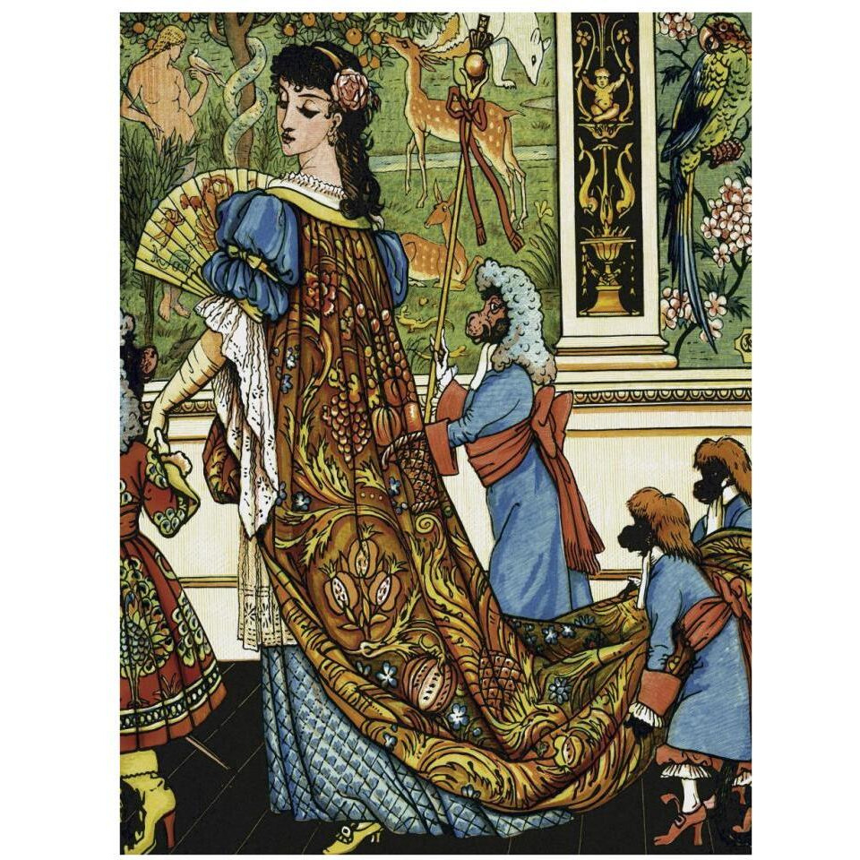 Beauty and the Beast - Beauty-Paper Art-26&quotx34"