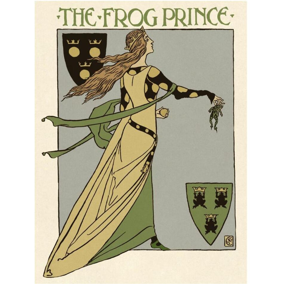 Frog Prince Title Page-Paper Art-32&quotx42"