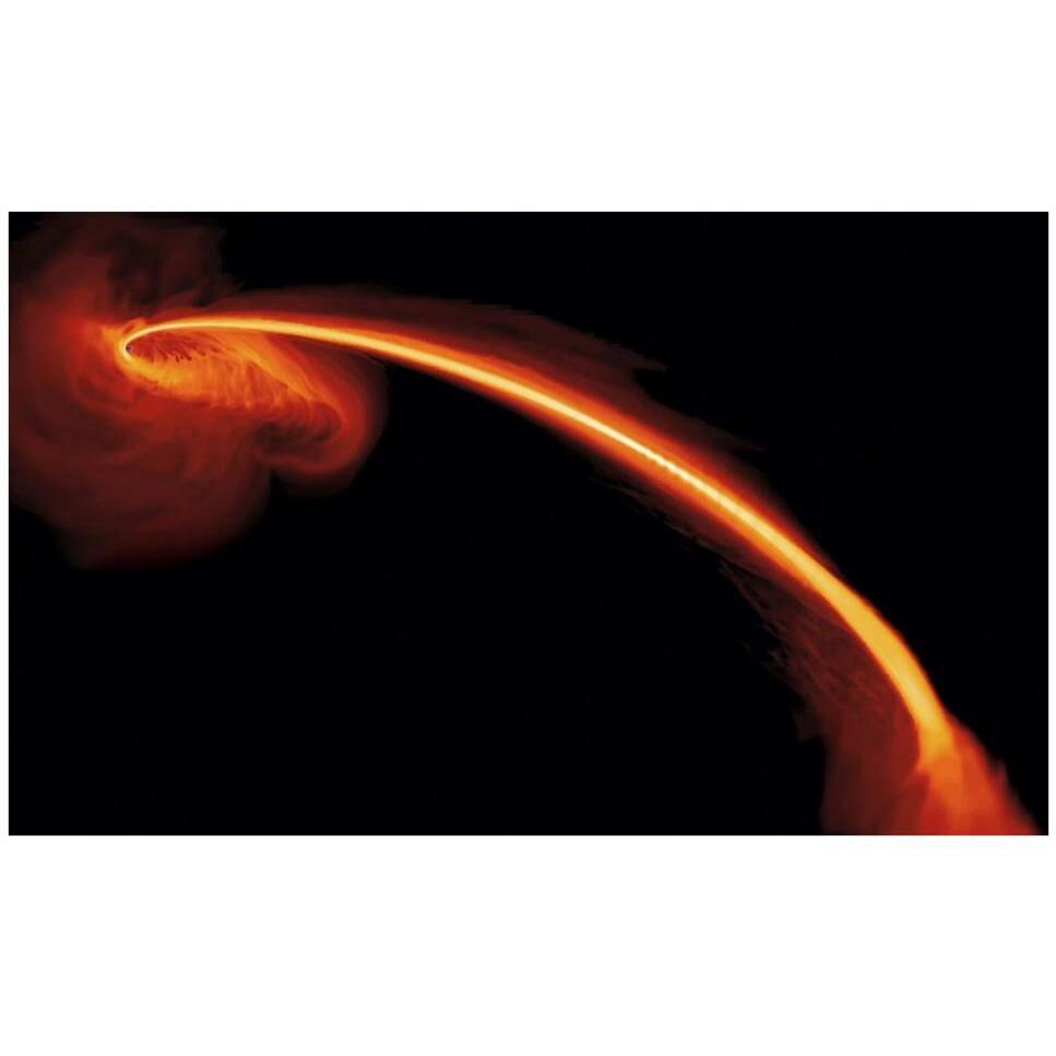 Black Hole Caught Red-handed in a Stellar Homicide-Paper Art-42&quotx26"