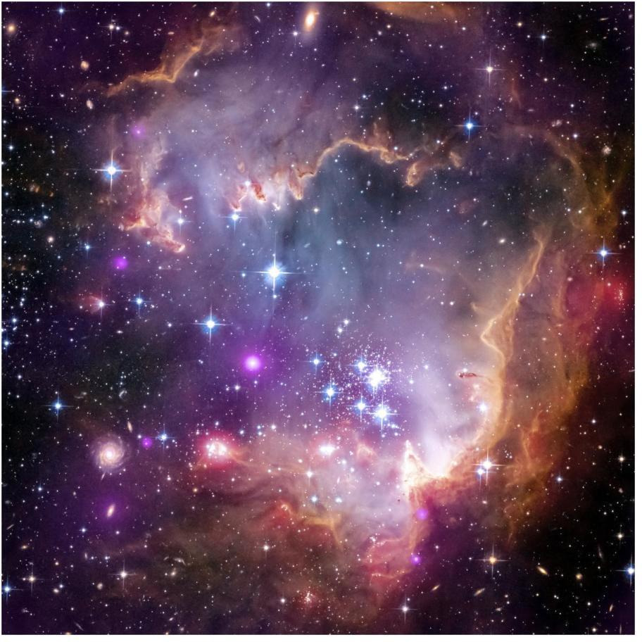 Under the Wing of the Small Magellanic Cloud-Paper Art-20&quotx20"