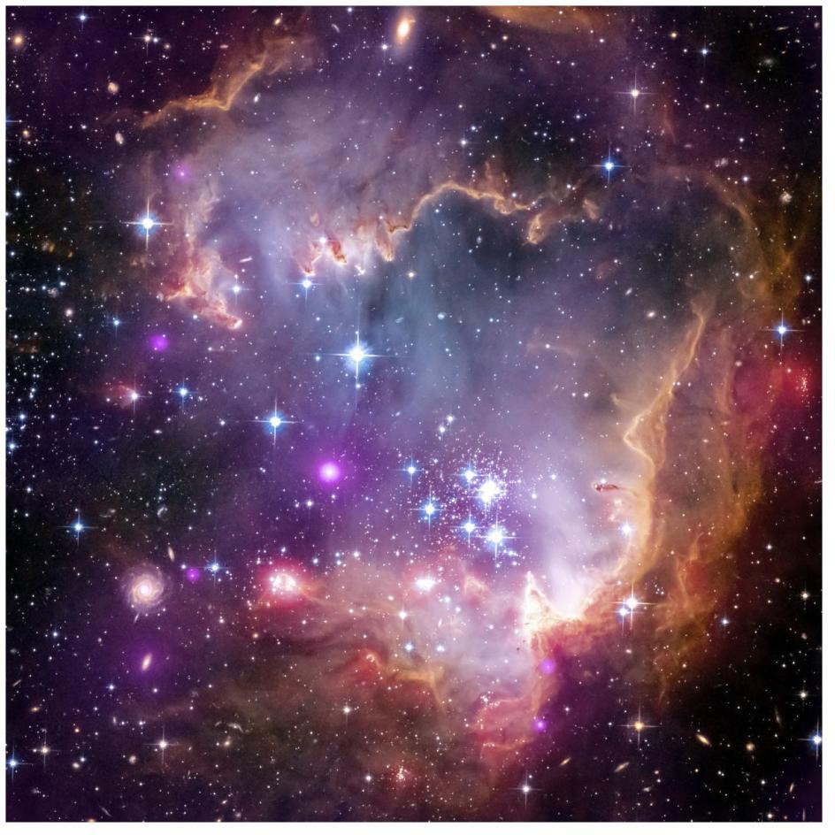 Under the Wing of the Small Magellanic Cloud-Paper Art-26&quotx26"