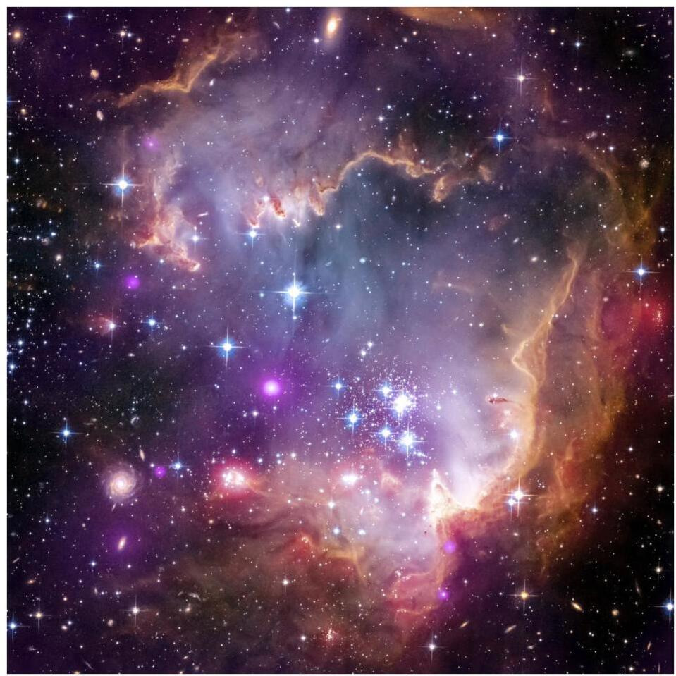 Under the Wing of the Small Magellanic Cloud-Paper Art-38&quotx38"