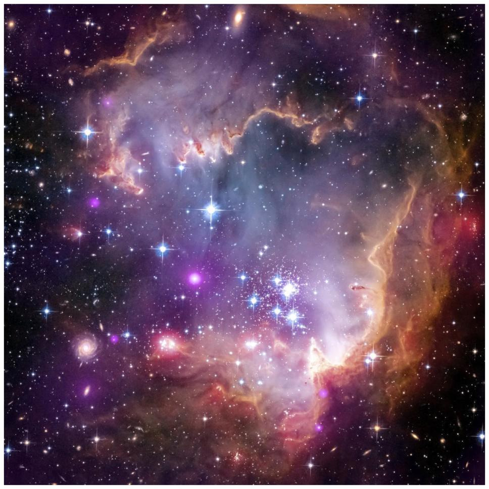 Under the Wing of the Small Magellanic Cloud-Paper Art-42&quotx42"