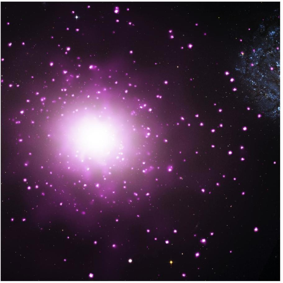 M60-UCD1 - Ultra-Compact Dwarf Galaxy-Paper Art-20&quotx20"