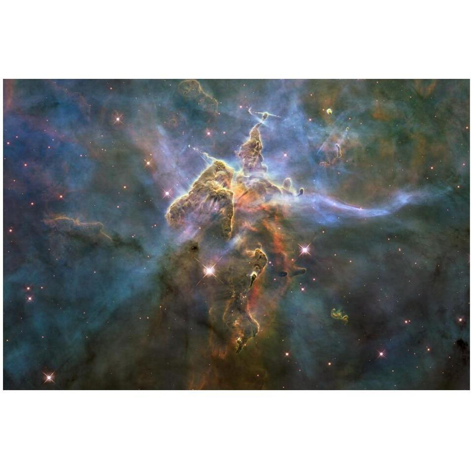 Mystic Mountain in the Carina Nebula-Paper Art-20&quotx14"