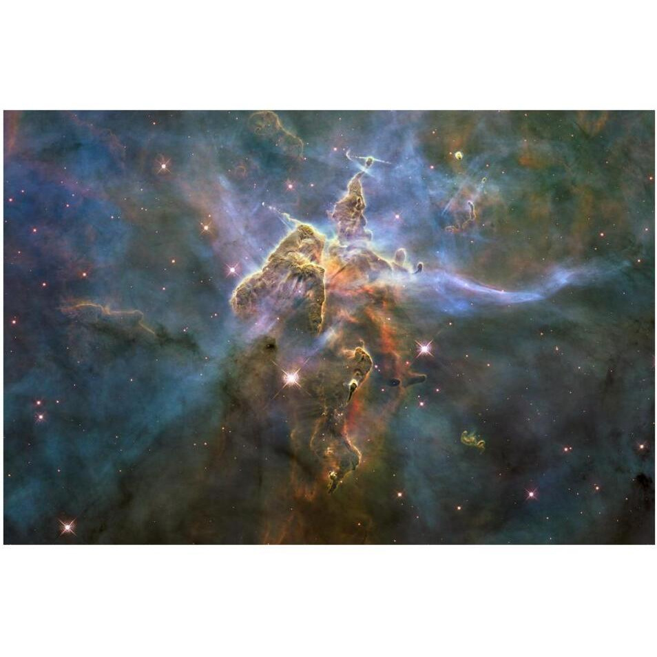 Mystic Mountain in the Carina Nebula-Paper Art-38&quotx26"