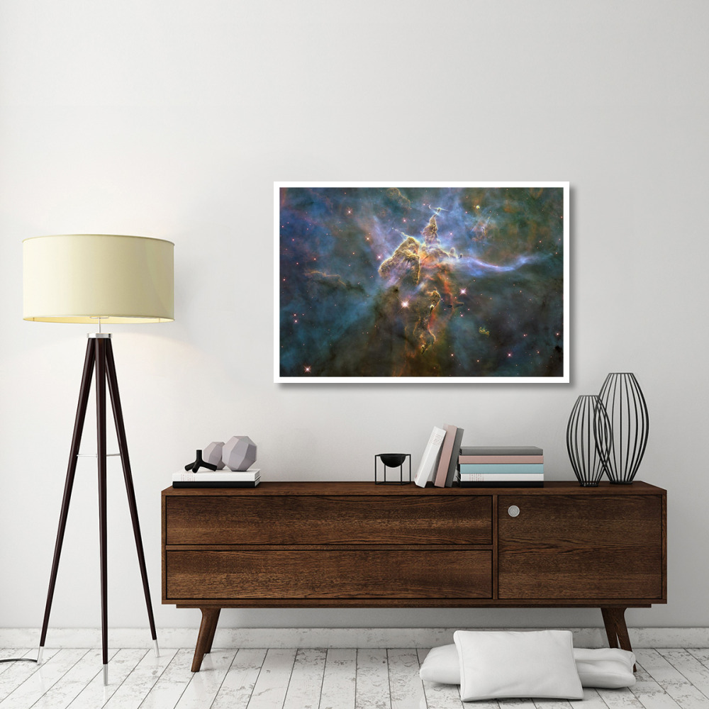Mystic Mountain in the Carina Nebula-Paper Art-50&quotx34"