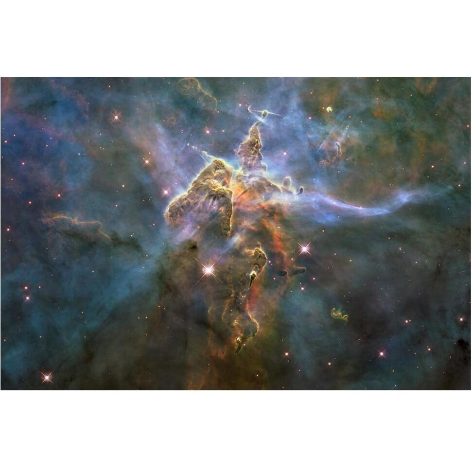 Mystic Mountain in the Carina Nebula-Paper Art-62&quotx42"