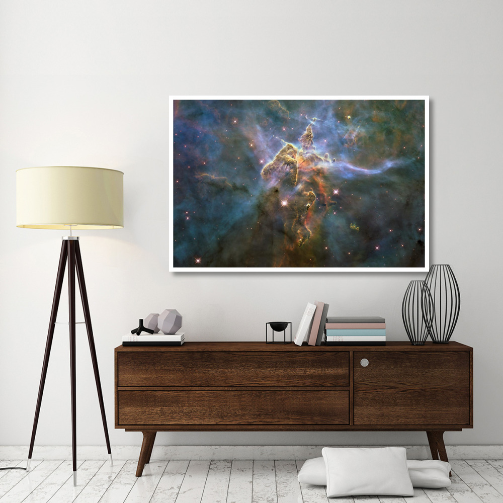 Mystic Mountain in the Carina Nebula-Paper Art-62&quotx42"