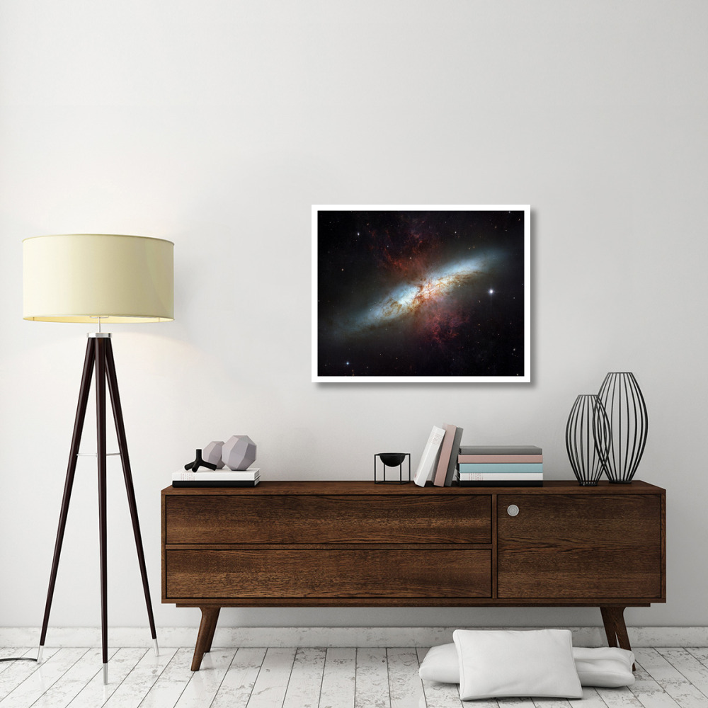 M82 - Starburst Galaxy-Paper Art-37&quotx30"