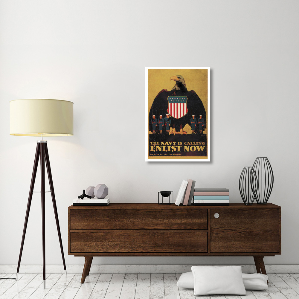 WWI Navy is Calling Enlist Now-Paper Art-26&quotx38"