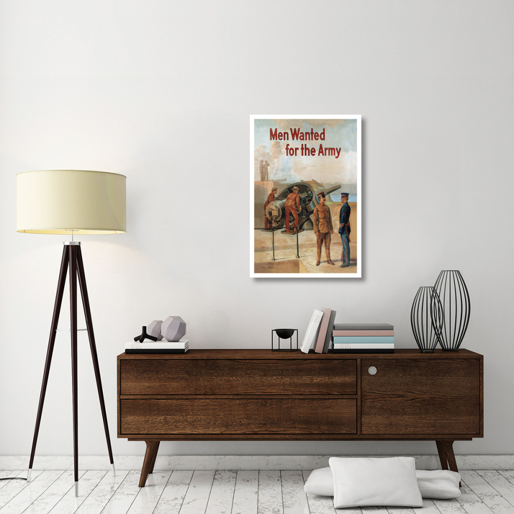 WWI Men Wanted for the Army-Paper Art-26&quotx38"