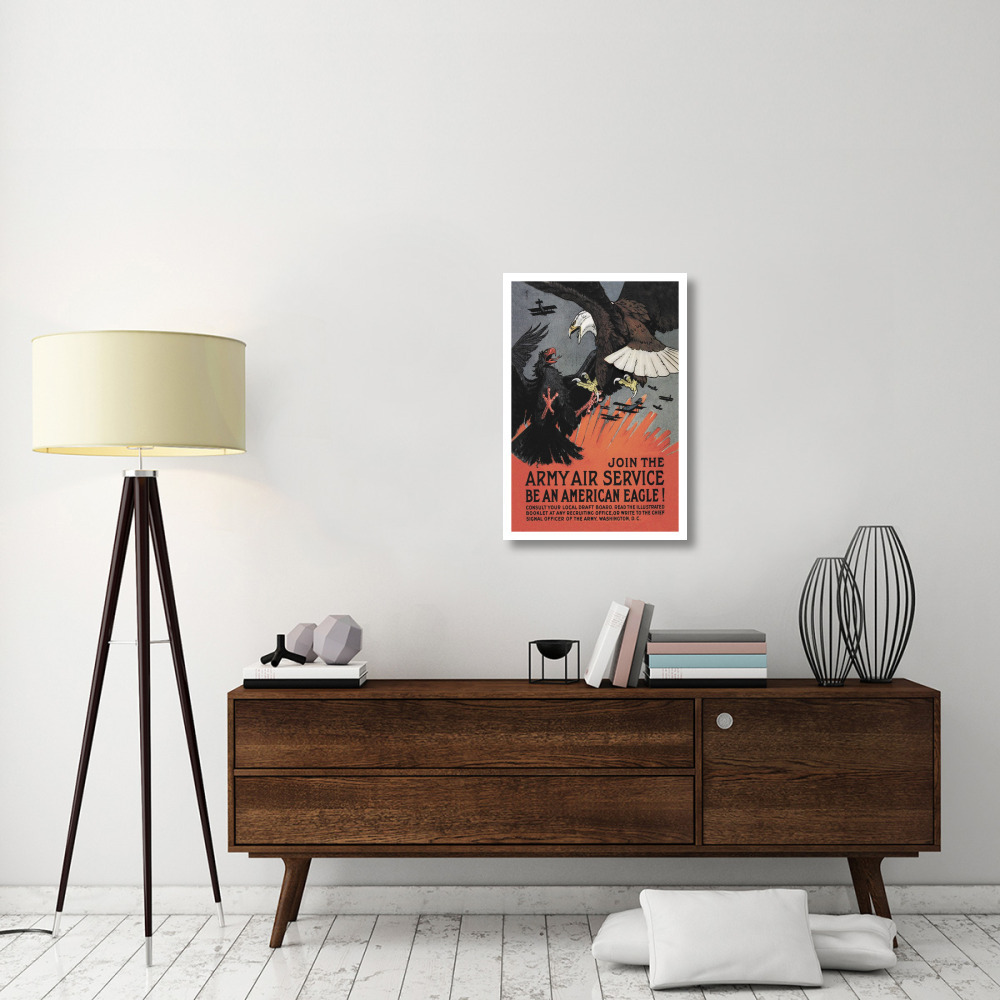 WWI Join the Army Air Service Be an American Eagle-Paper Art-22&quotx32"