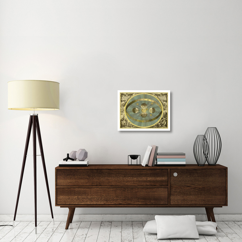 Maps of the Heavens Sceno Systematis Copernicani-Paper Art-26&quotx20"