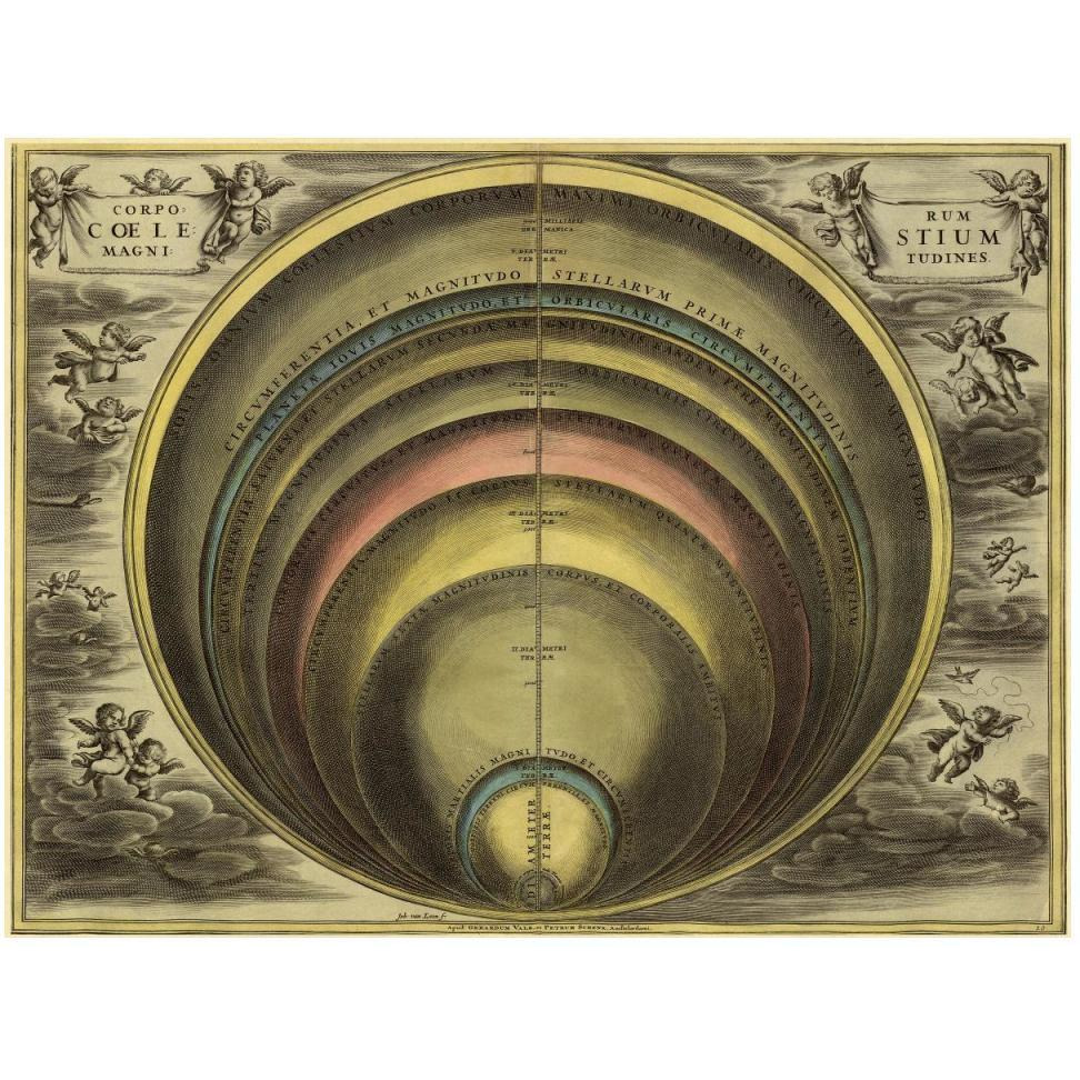 Maps of the Heavens Corprum Coelestium-Paper Art-50&quotx38"