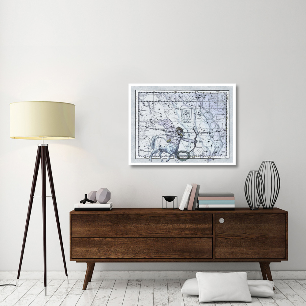 Maps of the Heavens Sagittarius the Centaur-Paper Art-42&quotx32"