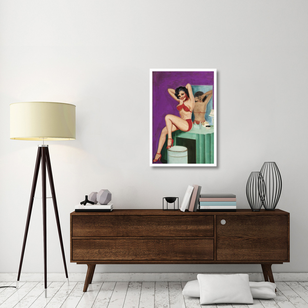 Mid-Century Pin-Ups - Bedtime Stories-Paper Art-26&quotx38"