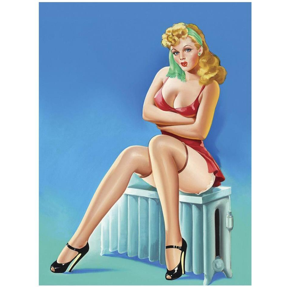 Mid-Century Pin-Ups - Wink Magazine - Warm Thoughts-Paper Art-14&quotx18"