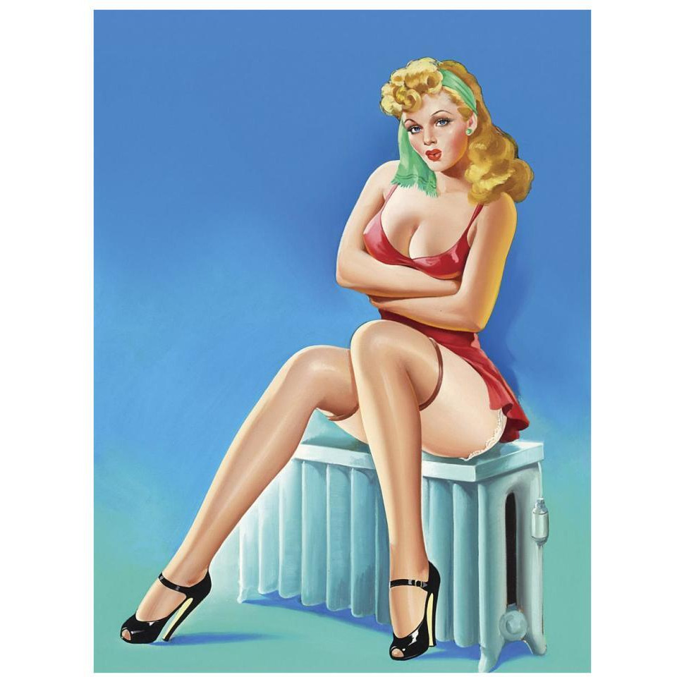 Mid-Century Pin-Ups - Wink Magazine - Warm Thoughts-Paper Art-26&quotx34"