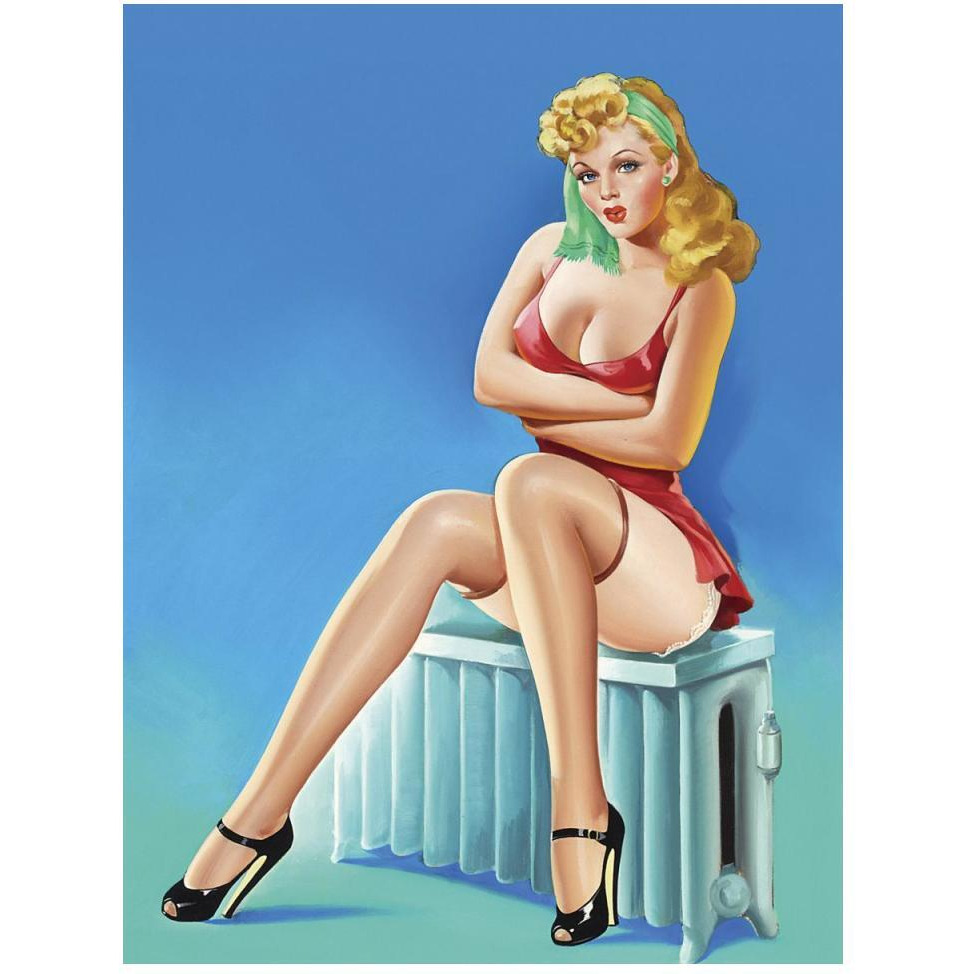 Mid-Century Pin-Ups - Wink Magazine - Warm Thoughts-Paper Art-38&quotx50"