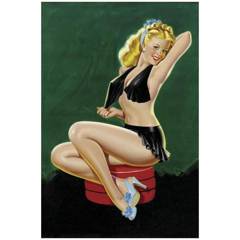 Mid-Century Pin-Ups - Beauty Parade - Uncovering Beauty-Paper Art-22&quotx32"