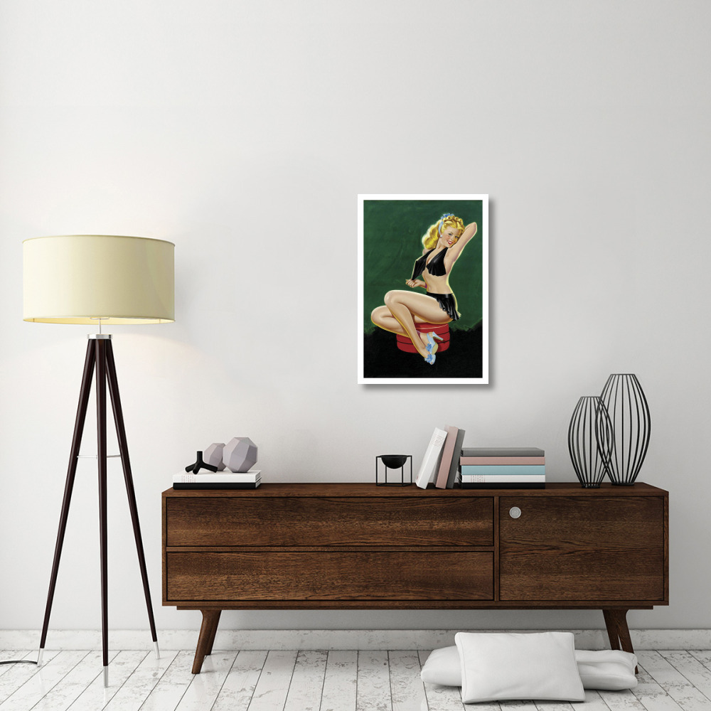 Mid-Century Pin-Ups - Beauty Parade - Uncovering Beauty-Paper Art-22&quotx32"