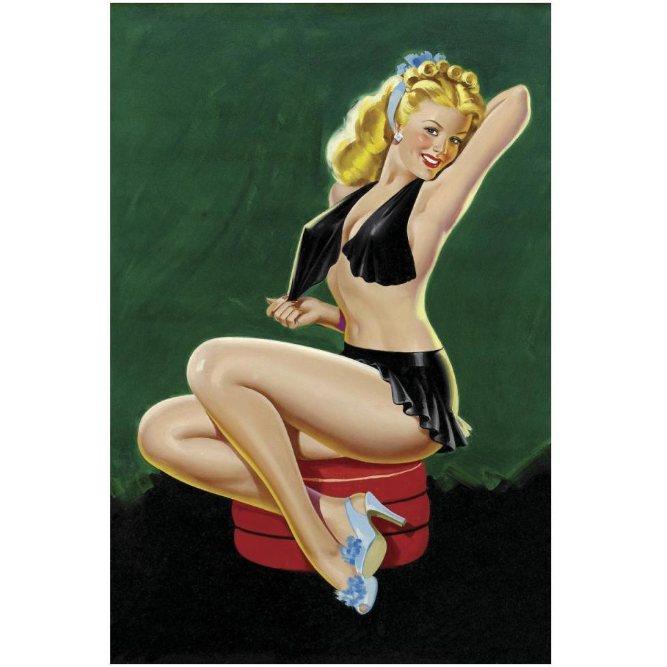 Mid-Century Pin-Ups - Beauty Parade - Uncovering Beauty-Paper Art-34&quotx50"