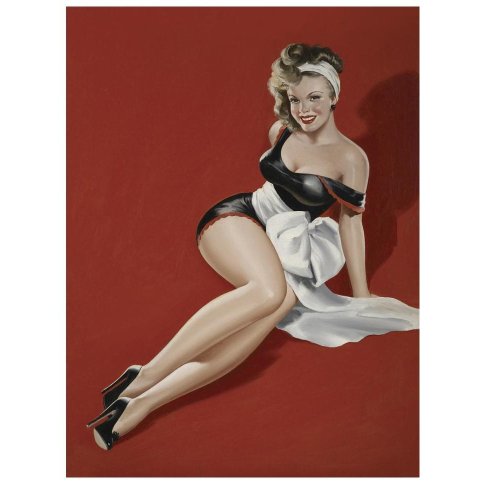 Mid-Century Pin-Ups - Magazine Cover - The Gift-Paper Art-14&quotx18"
