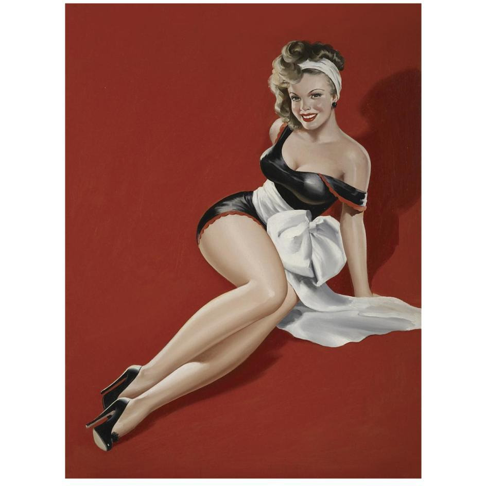 Mid-Century Pin-Ups - Magazine Cover - The Gift-Paper Art-20&quotx26"