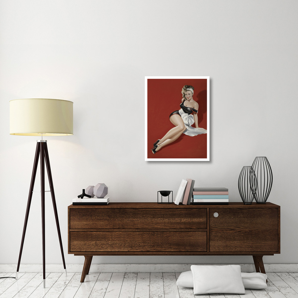 Mid-Century Pin-Ups - Magazine Cover - The Gift-Paper Art-26&quotx34"