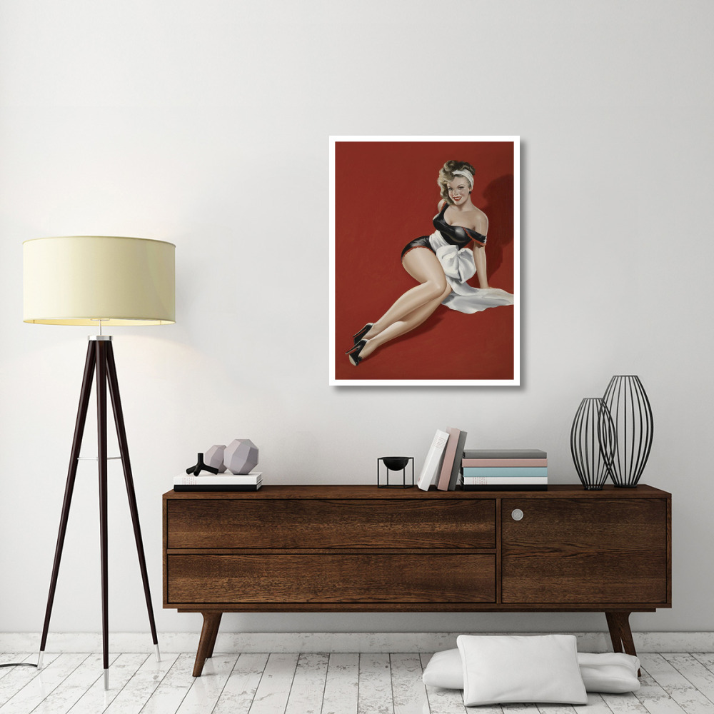 Mid-Century Pin-Ups - Magazine Cover - The Gift-Paper Art-32&quotx42"