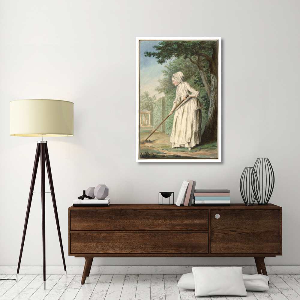 The Duchess of Chaulnes as a Gardener in an Alle, 1771-Paper Art-34&quotx50"