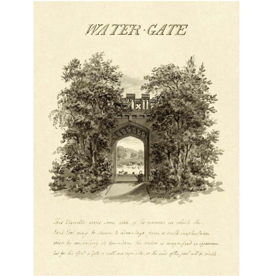 Water-Gate, 1813-Paper Art-32&quotx42"