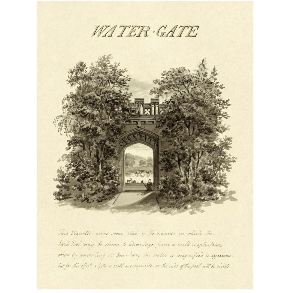 Water-Gate, 1813-Paper Art-38&quotx50"