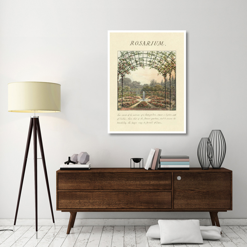 Rosarium, 1813-Paper Art-38&quotx50"
