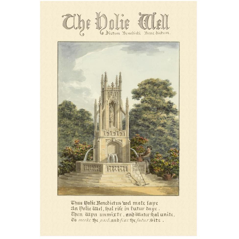 The Holie Well, 1813-Paper Art-34&quotx50"