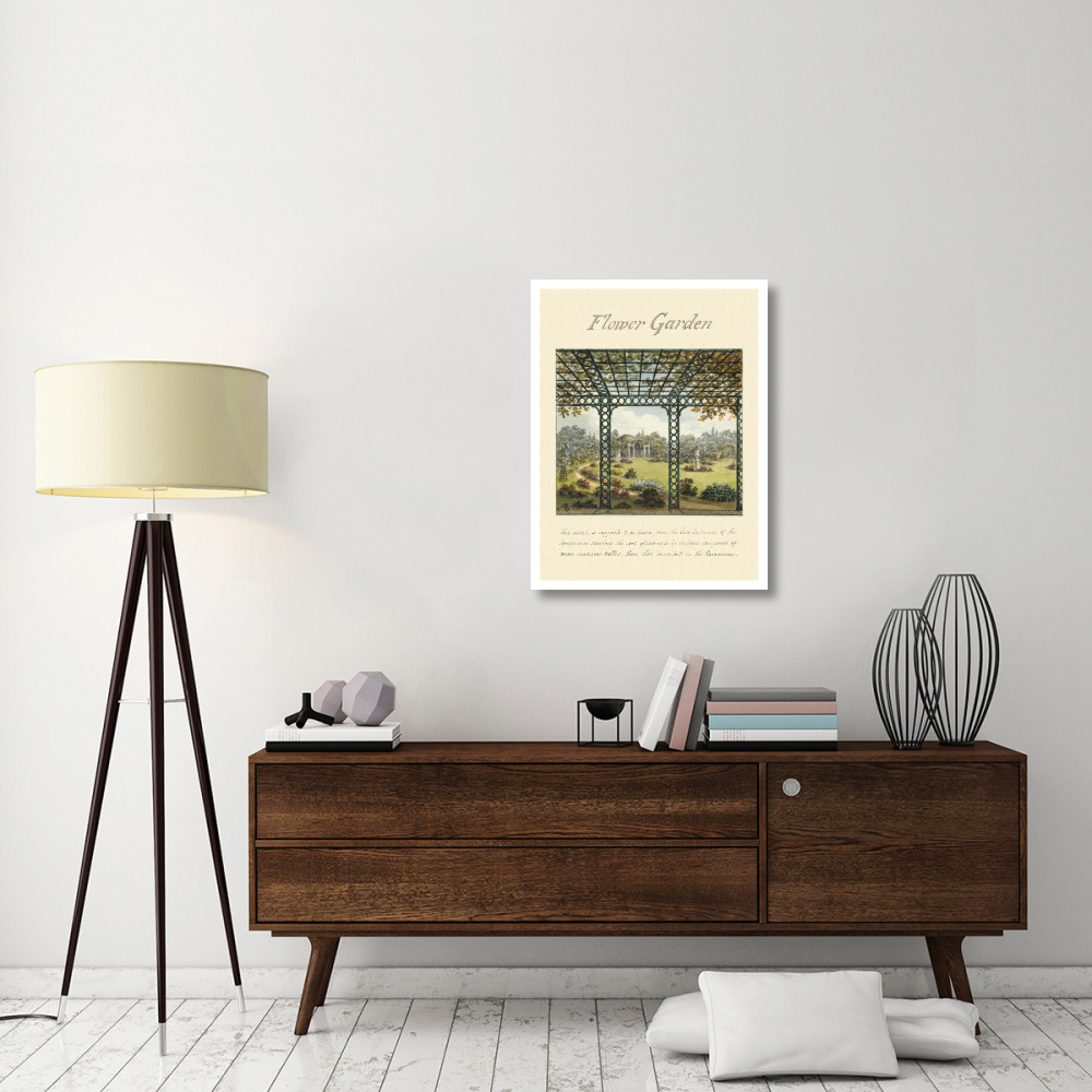 Flower Garden, 1813-Paper Art-26&quotx34"